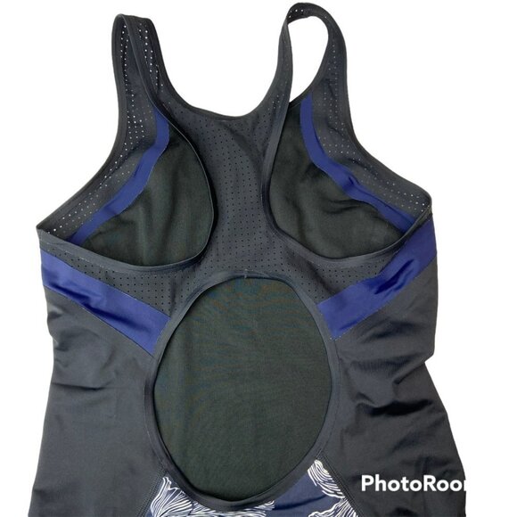 Athleta Fiore Blue Floral One Piece Size Small - Picture 6 of 15